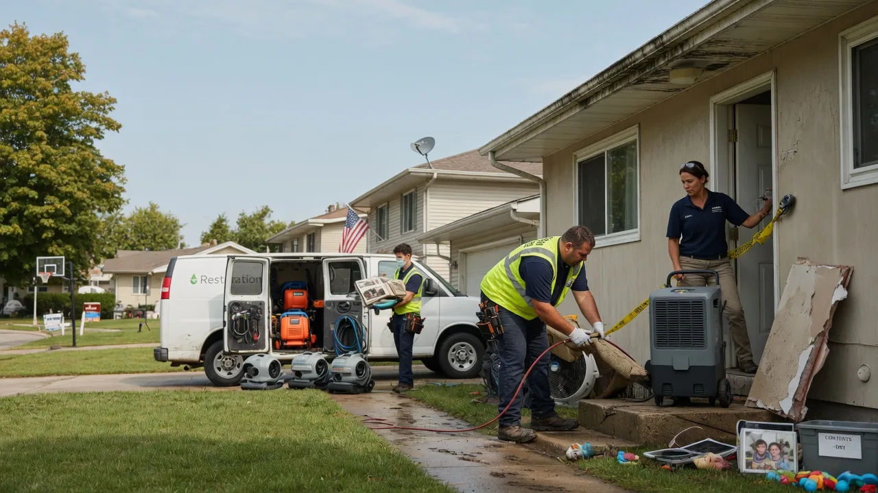 Water Damage Restoration in Stockwell, IN near me